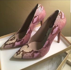 Michael Kors python heel